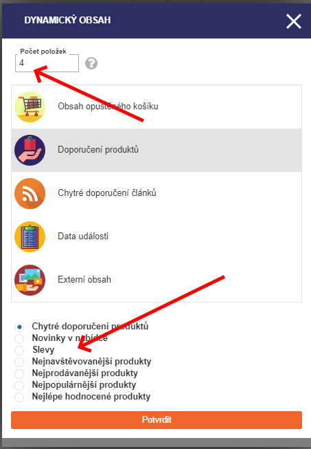 Dynamick&yacute; obsah
