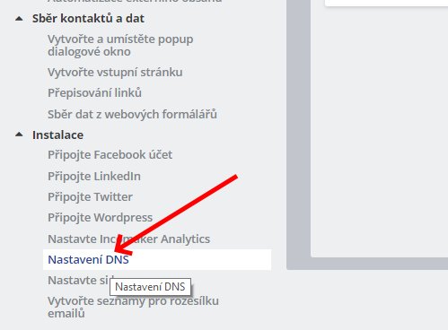 Nastaven&iacute; DNS