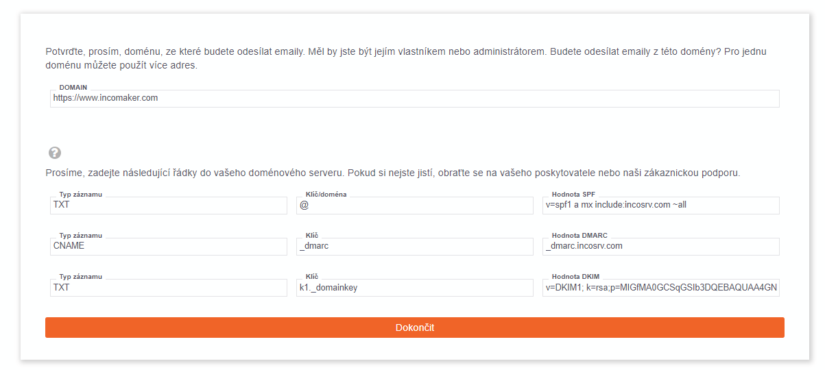 Nastaven&iacute; DNS dialog