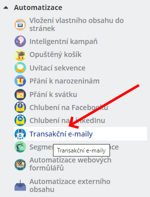 Email po ud&aacute;losti